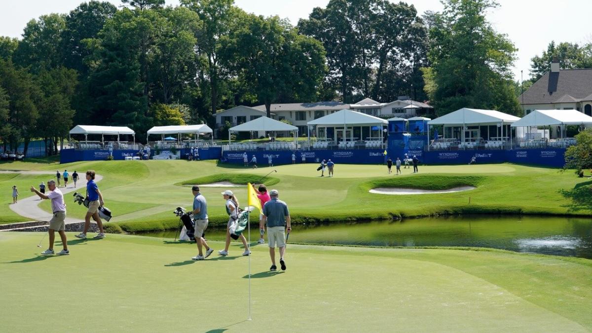 Wyndham Championship golf